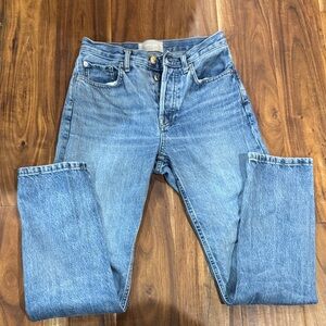 Everlane Women’s Straight Blue Jeans